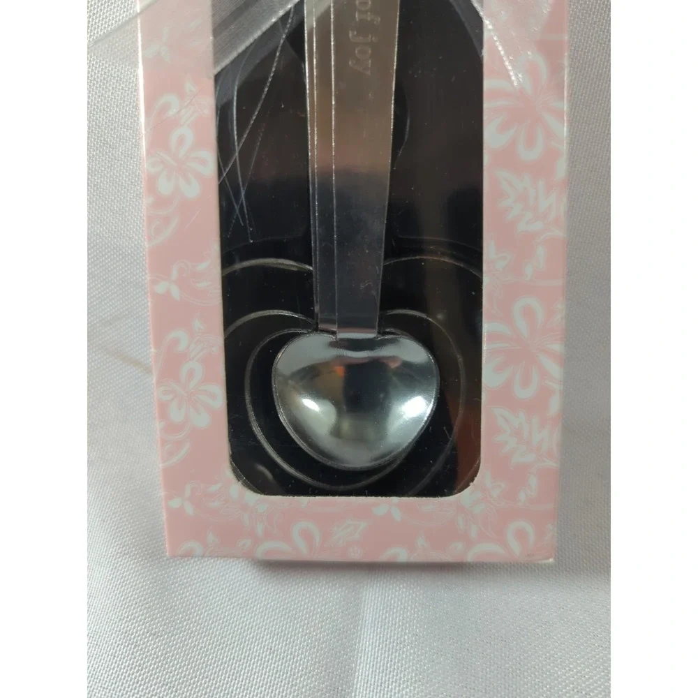 Aluminum Heart Shaped Measuring Spoon Set, Pinch,Dash,Spoonful And Heap